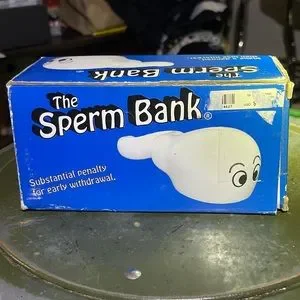 David L Page | Accents | The Sperm Bank Vintage Piggy Bank 984